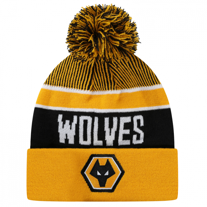 Text Contrast Bobble Hat