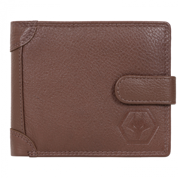 Boxed Leather Wallet - Brown Boxed Leather Wallet - Brown