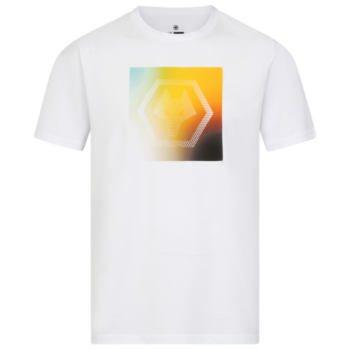 Gradient Box T-Shirt - White