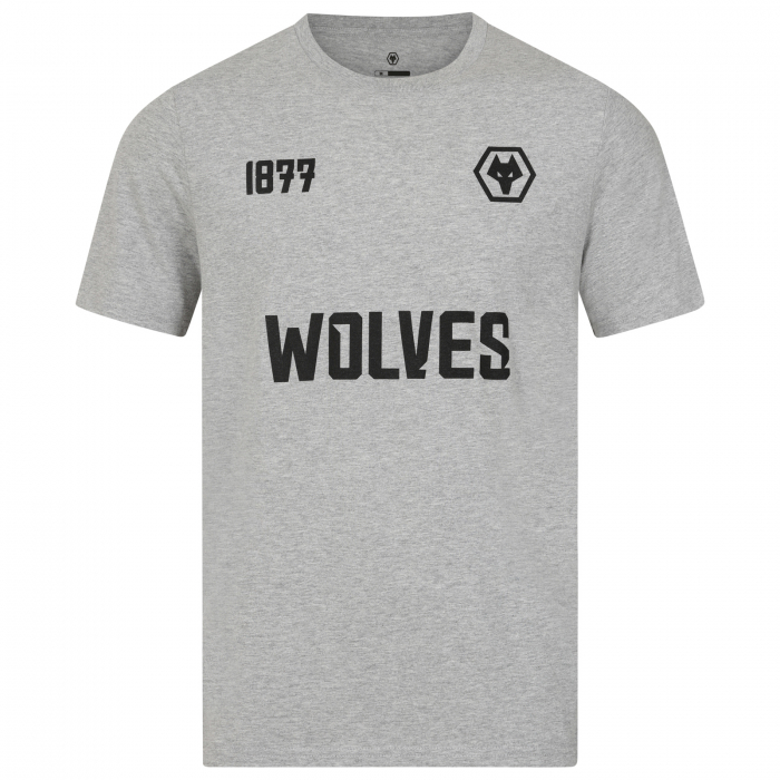 Wolves Graphic T-Shirt - Grey