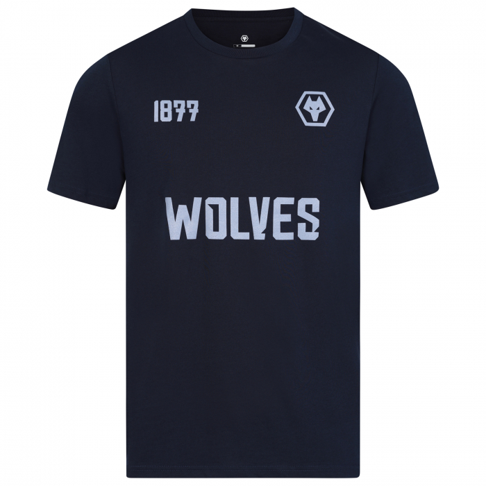 Wolves Graphic T-Shirt - Navy