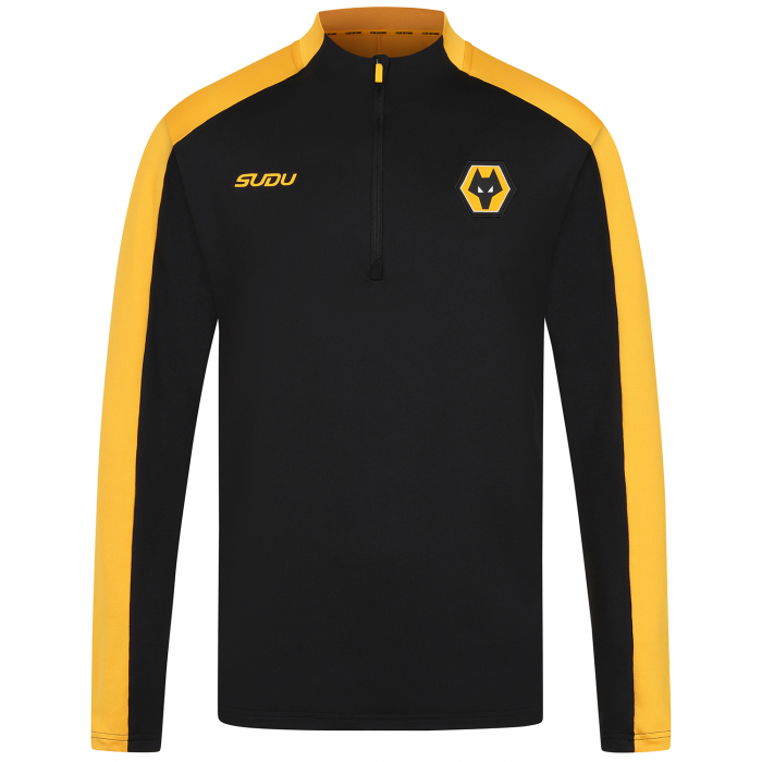 2025-26 Coaches Training 1/4 Zip - Black/Gold