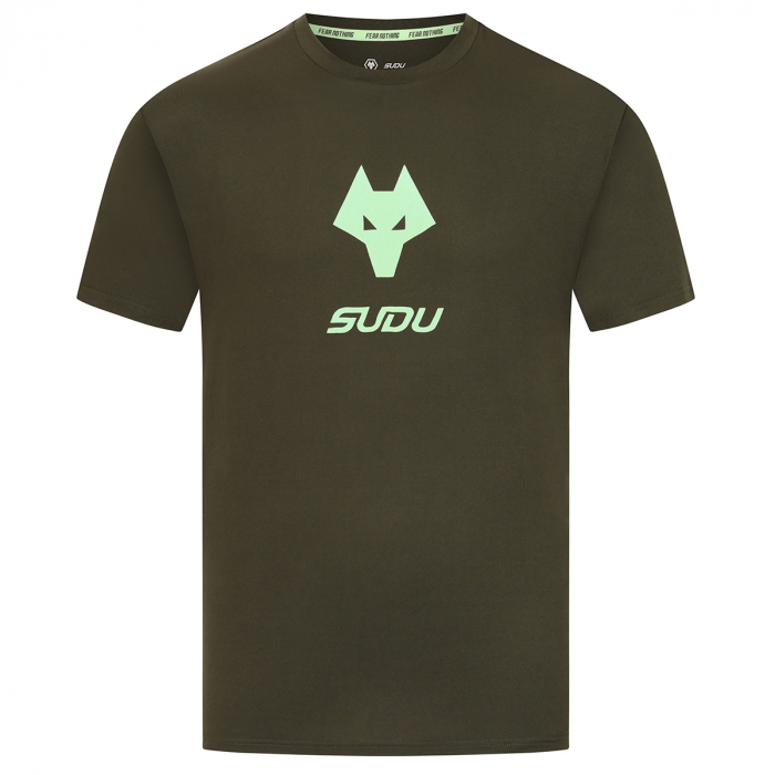 2025-26 Players Travel Logo T-Shirt - Dark Khaki