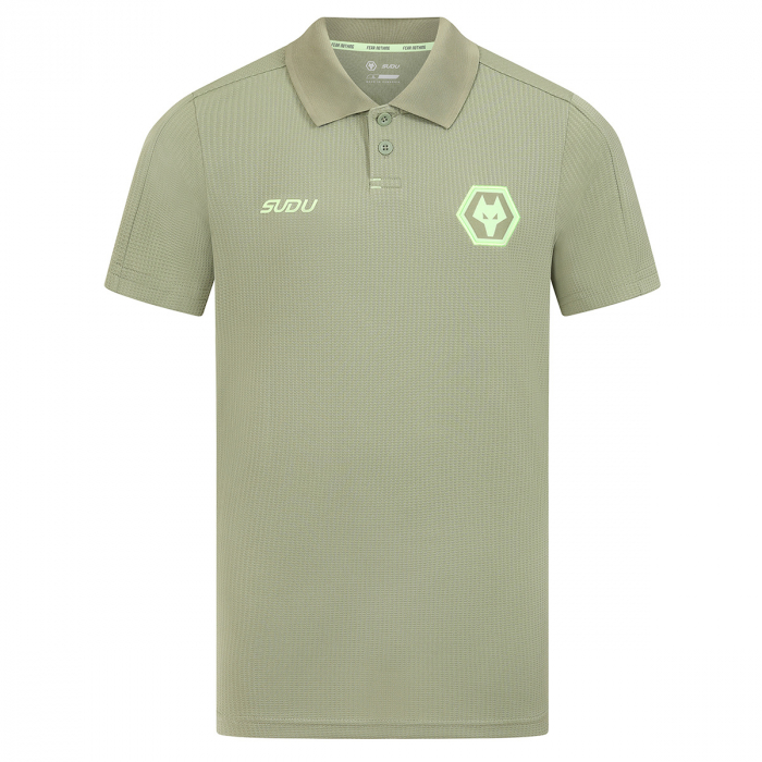 2025-26 Players Travel Polo - Khaki - Junior