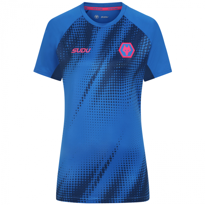 2025-26 Players Training T-Shirt - Blue - Womens