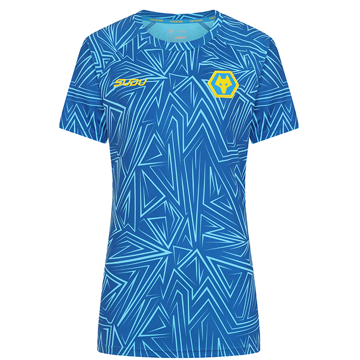 2025-26 3rd Pre Match T-Shirt - Womens - Blue