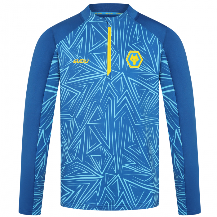 2025-26 3rd Pre Match 1/4 Zip - Blue - Junior