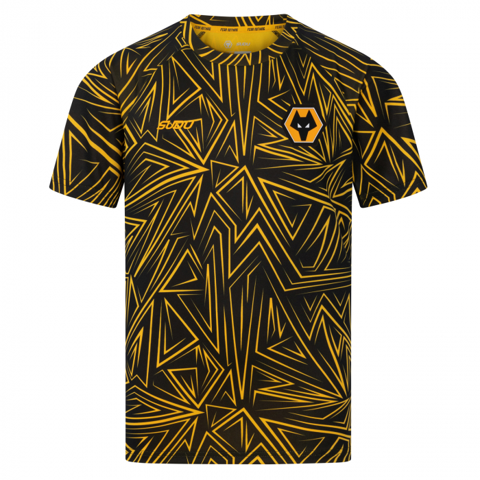 2025-26 Home Pre Match T-Shirt - Black - Junior