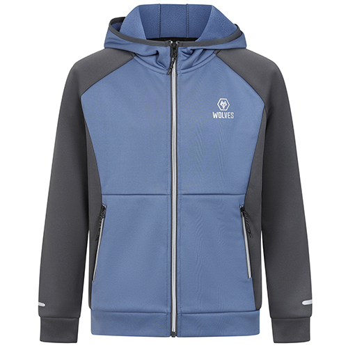 Progression FZ Hoodie - Blue/Grey - Junior