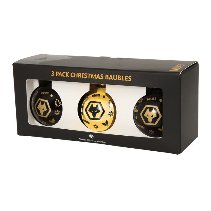 3 Pack Christmas Baubles