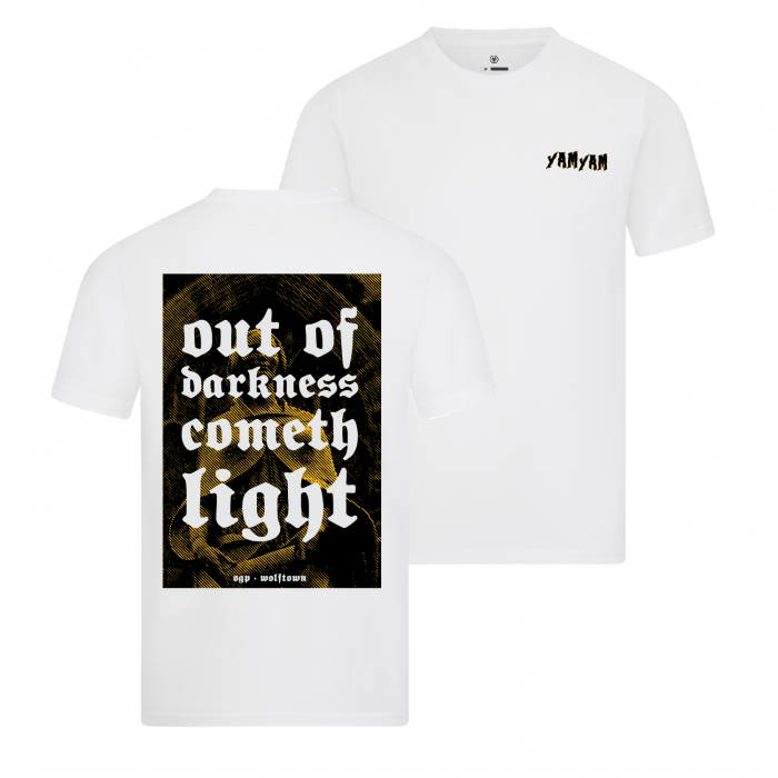Out of Darkness Cometh Light T-Shirt - White