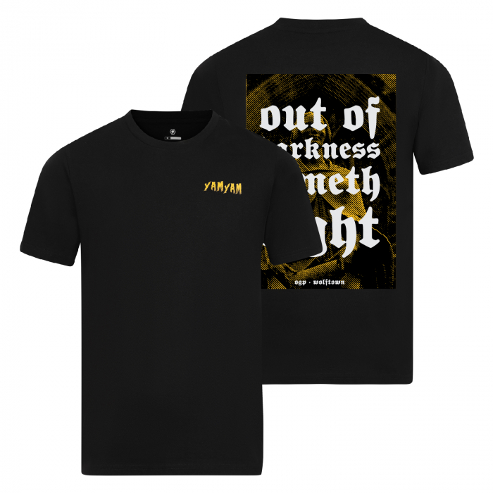 Out of Darkness Cometh Light T-Shirt - Black