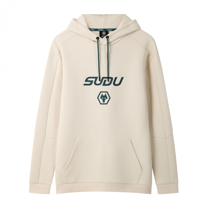 2026-27 Wolves Coaches Travel Hoodie - Off White