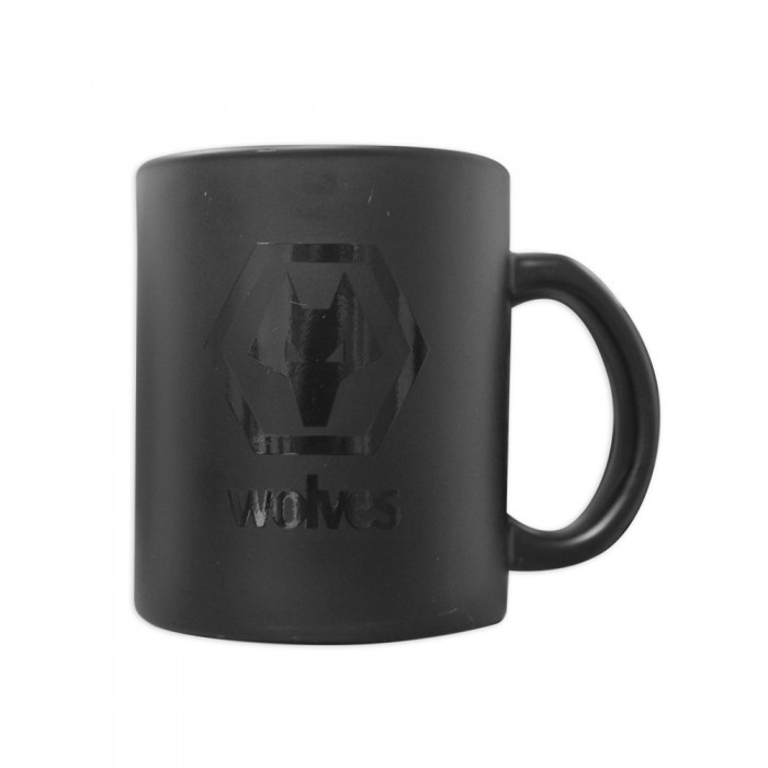 Black frosted Wolves FC mug