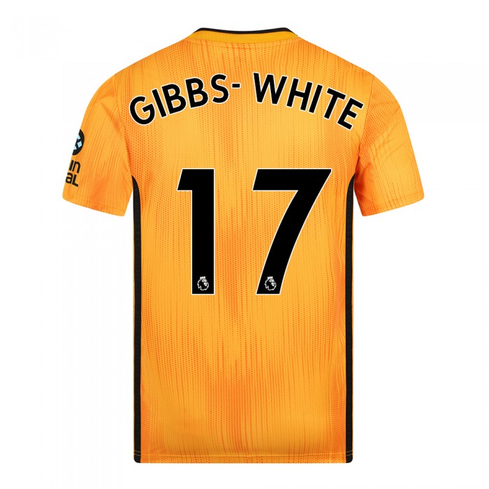 2019-20 Wolves Home Shirt - Adult 2019-20 Wolves Home Shirt - Adult