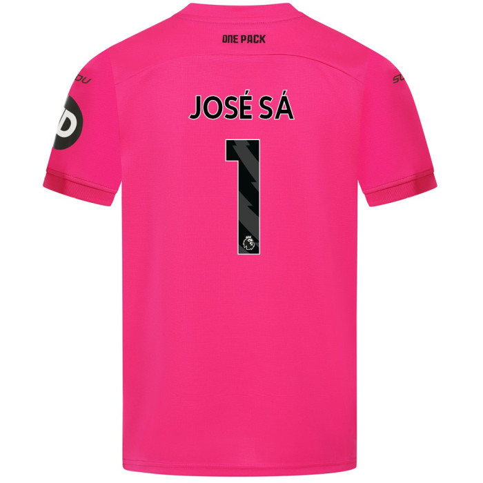 2024-25 Wolves GK Away Shirt - Pink - Junior SS