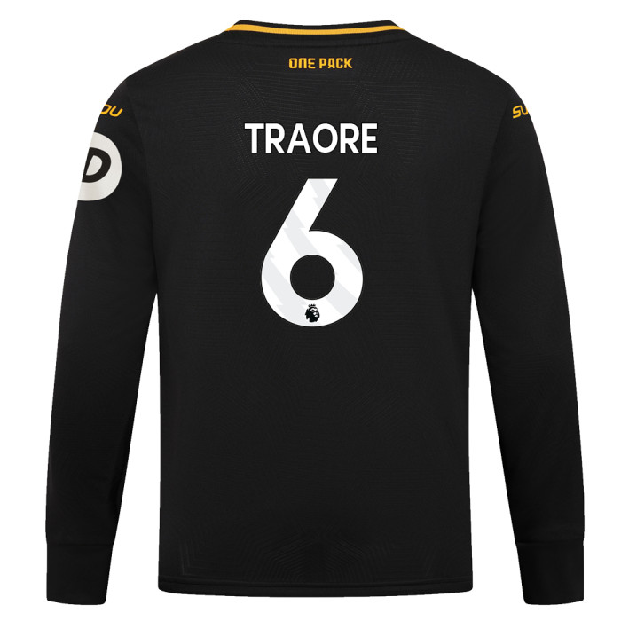 2024-25 Wolves Away Shirt - Junior - LS