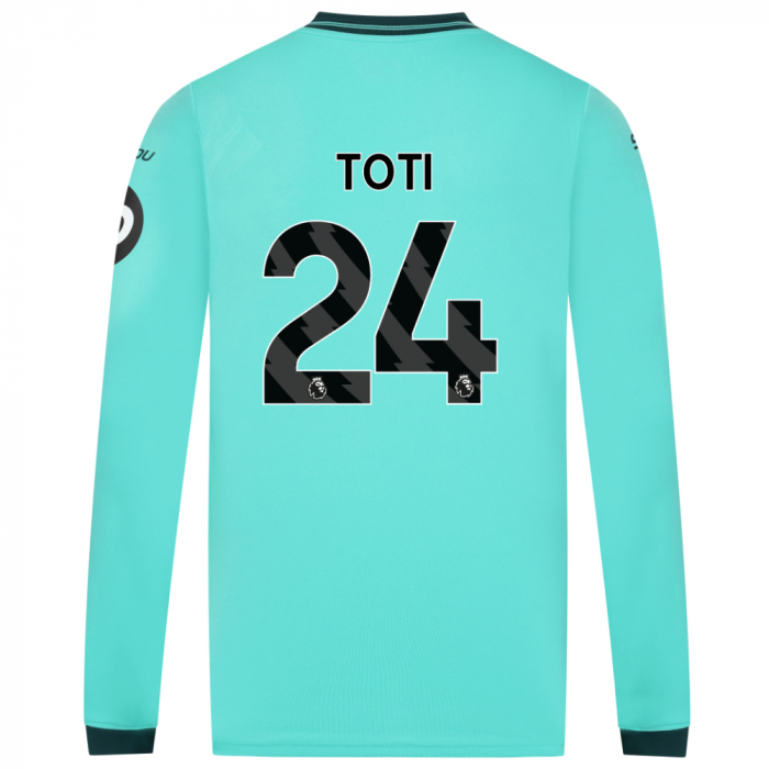 2025-26 Wolves Away Shirt - Adult - LS