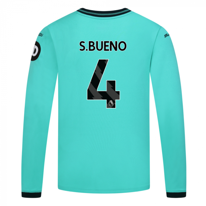 2025-26 Wolves Away Shirt - Junior - LS