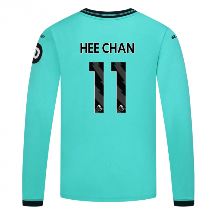 2025-26 Wolves Away Shirt - Junior - LS
