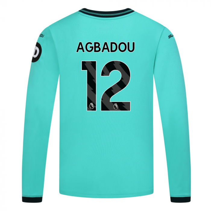 2025-26 Wolves Away Shirt - Junior - LS
