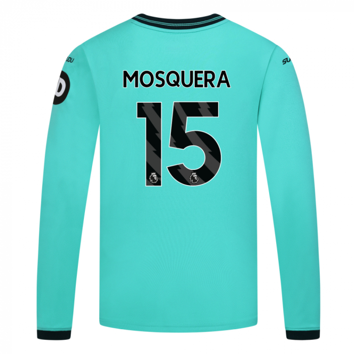 2025-26 Wolves Away Shirt - Junior - LS