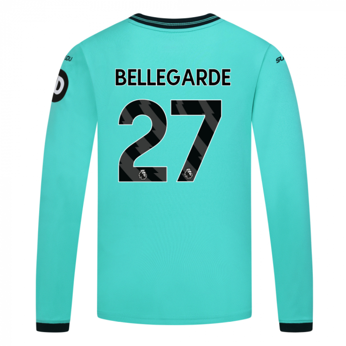 2025-26 Wolves Away Shirt - Junior - LS