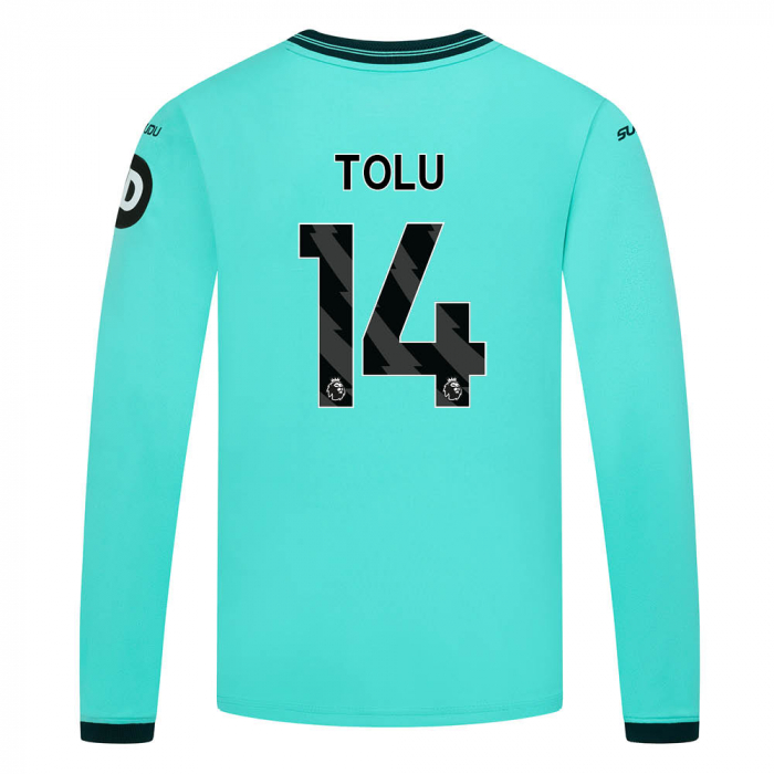 2025-26 Wolves Away Shirt - Junior - LS