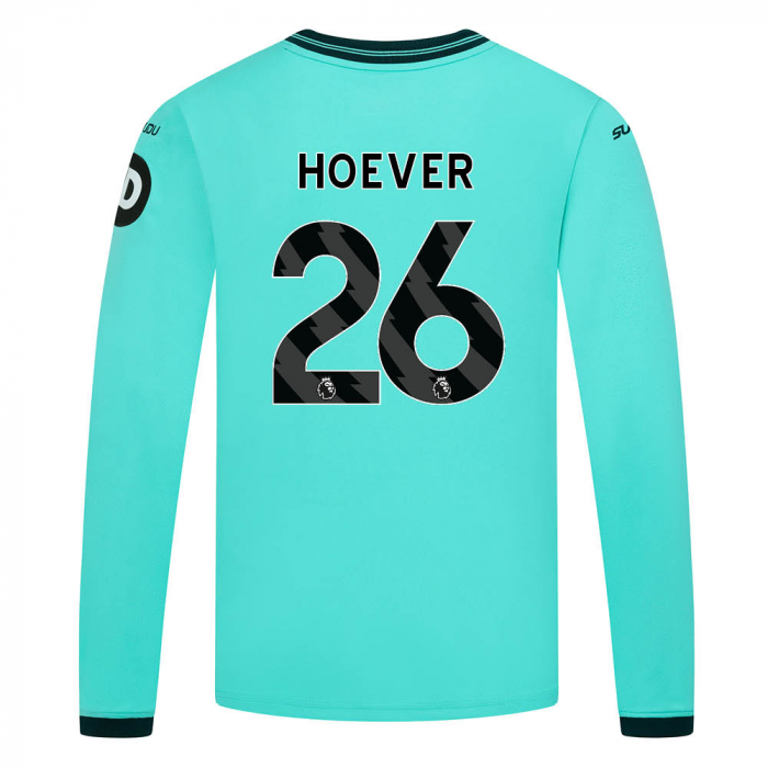 2025-26 Wolves Away Shirt - Junior - LS