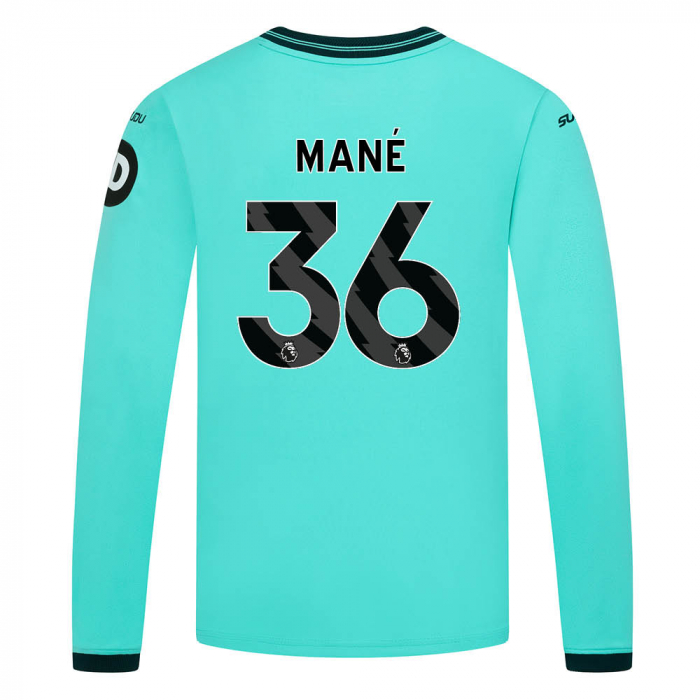2025-26 Wolves Away Shirt - Junior - LS