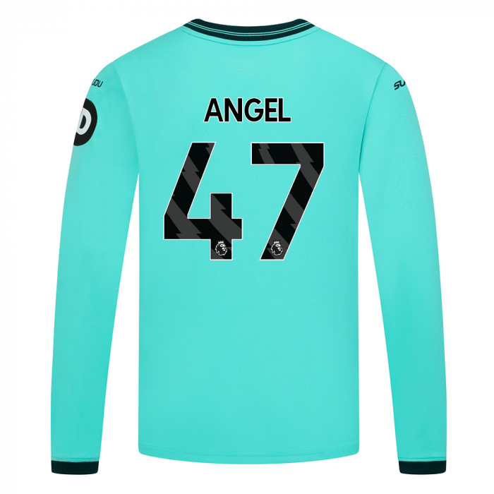2025-26 Wolves Away Shirt - Junior - LS
