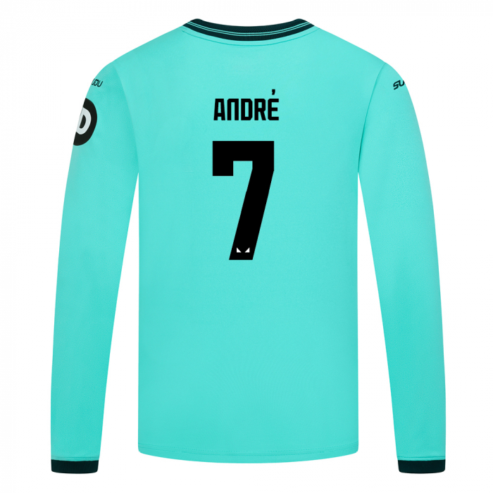 2025-26 Wolves Away Shirt - Junior - LS
