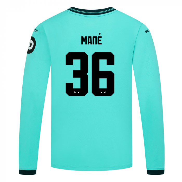 2025-26 Wolves Away Shirt - Junior - LS